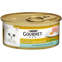 Purina Gourmet Gold Feine Pastete Seelachs & Karotte 48 x 85g