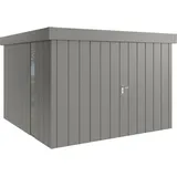 Hörmann Metall-Gerätehaus Juno JFD14 M-Sk 9007) 2-flg F Flachdach
