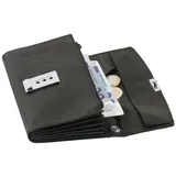 Contacto Kellnergeldtasche aus Schweinsleder aus weichem dünnen Material, hat dadurch schlankes Design und geringes Eigenvolumen, jeweils 5