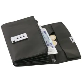 Contacto Kellnergeldtasche aus Schweinsleder aus weichem dünnen Material, hat dadurch schlankes Design und geringes Eigenvolumen, jeweils 5