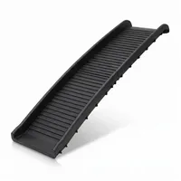 MuCoLa Hunderampe klappbar max 90 kg Schwarz