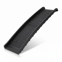 MuCoLa Hunderampe klappbar max 90 kg Schwarz