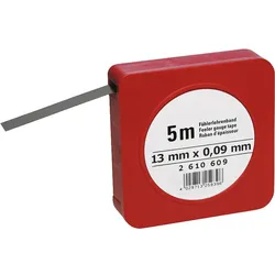 Fühlerlehrenband Länge: 5 Meter Dicke: 0,03 mm