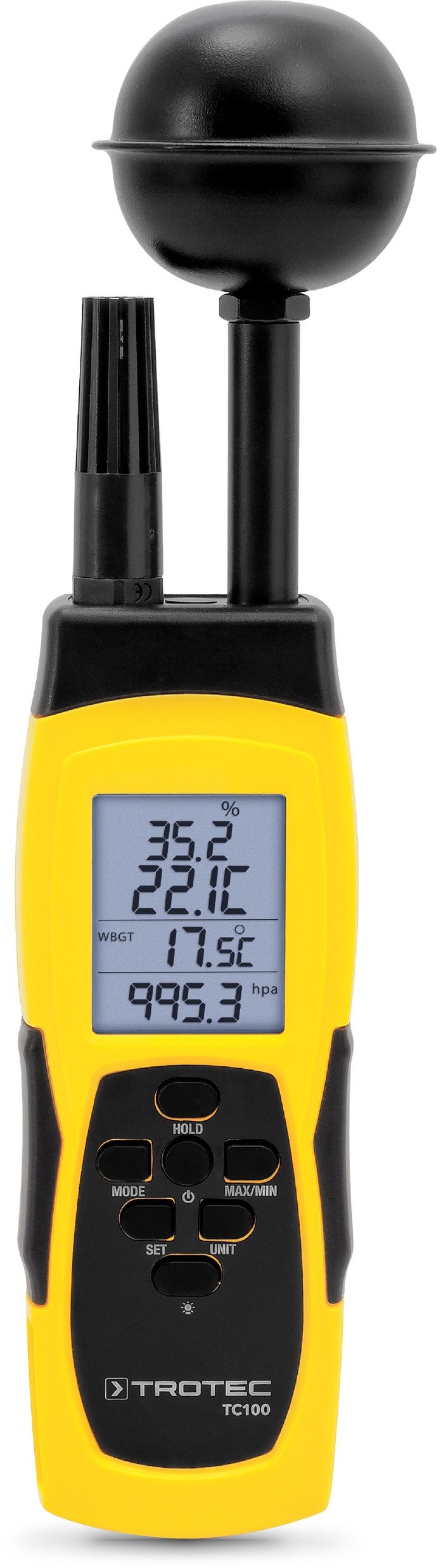 Trotec Thermohygrometer TC100 inkl. Kalibrier-Zertifikat