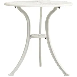 vidaXL Gartentisch 62 x 62 x 65 cm Weiß