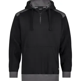DASSY DASSY® Indy Next Kapuzensweatshirt schwarz/anthrazitgrau 2XL