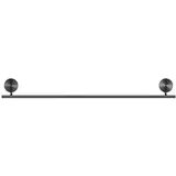 Geesa Opal Handtuchhalter Wand 600mm Schwarz gebürstet