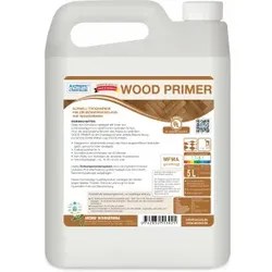 WOOD PRIMER Holzbodenversiegelung, Acryl-Emulsion versiegelt alle Arten von Echtholzbelägen, 5 Liter - Kanister