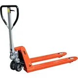 Schefer Gabelhubwagen Premium Sp 27-115 Tragkraft 2700kg mit Gummi Lenkräder + Nylon Single Gabelrollen