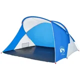 Furnicato Strandzelt Pop Up Azurblau 225x158x115 Cm