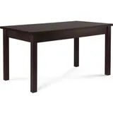 Konsimo Esstisch Esszimmertisch Küchentisch rechteckig "CENARE", Dunkelbraun, Buchenholz/Laminat, Modern, 140-180x78x80 cm - Dunkelbraun