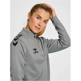 hummel Core XK Half Zip Sweat WOMAN, Grau Grey Melange XL