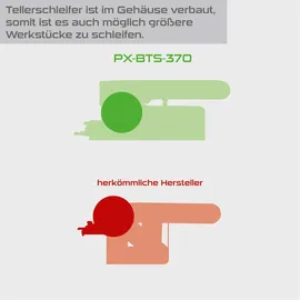 Practixx Band- und Tellerschleifer PX-BTS-370