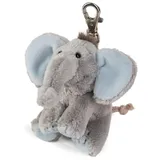 Schaffer Schlüsselanhänger Plüsch Elefant BabySugar Blue, 7x9x8 cm