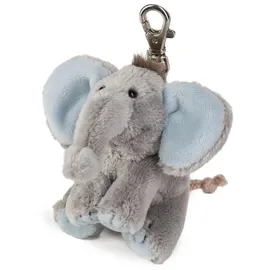 Schaffer Schlüsselanhänger Plüsch Elefant BabySugar Blue, 7x9x8 cm