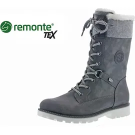 REMONTE Damen D8474 Stiefelette, Grau, 37