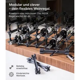 Nook Weinregal 25er-Medium Kit Silber