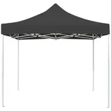 vidaXL Faltpavillon 2 x 2 m inkl. 4 Seitenteile Anthrazit/Schwarz