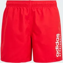 adidas Sportswear Essentials Logo CLX Badeshorts Rot/Weiß 140