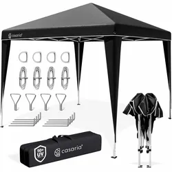 Faltpavillon Capri - Popup Schwarz 3x3m