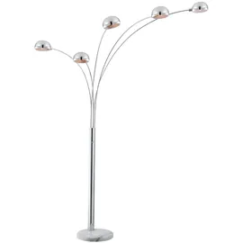 GLOBO Stehlampe 5x E14 Grau