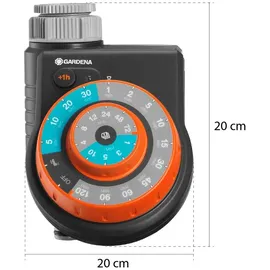 Gardena Bewässerungscomputer Easy Plus One Size schwarz/orange