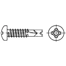 einkaufsbüro deutscher eisenhändler gmbh DIN 7504 ST galZn M (alt N)-H 4,8x50 HP E-No