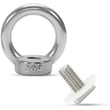 ECENCE Ringmuttern mit Hammerkopfschraube M6 8 Stück