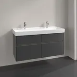 Villeroy & Boch Waschtischunterschrank 4 Auszüge 115,4 x 54,6 x 44,4 cm Schwarz