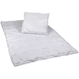 AddLiving Premium Bettenset Mikrofaser, 2-teilig – Steppbettdecke 200x200 cm Kopfkissen 80x80 cm