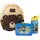 p:os Plüschrucksack Milly Bear Boy mit Brotdose und Trinkflasche