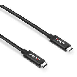 Lindy USB-C auf USB-C 5,00 m Schwarz
