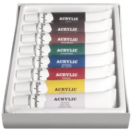 Rayher Künstler-Acrylfarben-Set 8 St. 12 ml farbsortiert