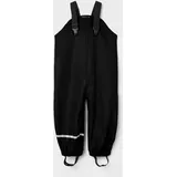 NAME IT Regenhose »NKNDRY für Mädchen mit reflektierenden Details« unifarben, basic, regular fit knöchellang, Hosen Regenhose, unifarben, basic, regular fit, Kunstfaser, Web, Gr. 110 N-Gr, Black, , 64980406-110 N-Gr