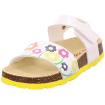 superfit Fussbettpantoffel Weiß/Gelb 40 EU