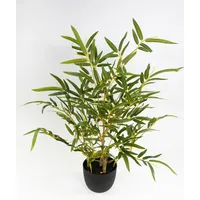Seidenblumen Roß Japanischer Bambus 60cm ZF Kunstbaum Dekobaum Kunstpflanzen