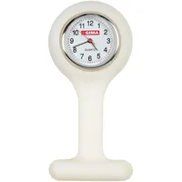 GiMa ns881white Uhr für Krankenschwestern, rund, weiß