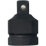 Impact Stecknuss 1/2" CR-MO | Sechskant in verschiedenen Größen | Profi Schlagschrauber Nuss aus Chrom-Molybdän | Ideal für Werkstatt & Kfz-Service (3/4(F) 1/2(M))