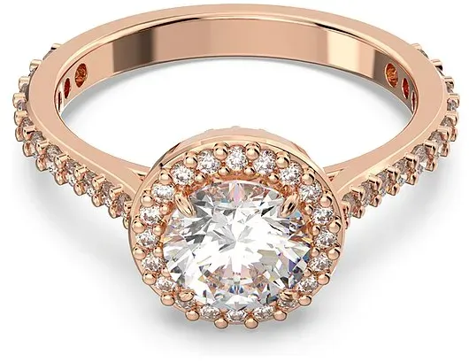 Swarovski Damenring Una Angelic 5642641 - roségold - 58