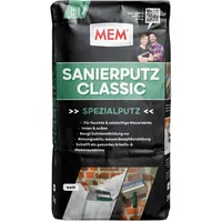 mem Sanierputz Classic 25 kg weiß