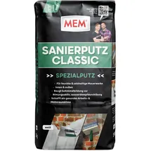 mem Sanierputz Classic 25 kg weiß