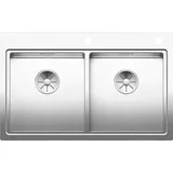 Blanco Divon II 8-IF Edelstahl Seidenglanz + Excenterbetätigung + InFino