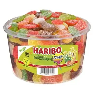 HARIBO Saure Bärenzungen Fruchtgummi 150 St.