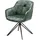 Riess-Ambiente Stuhl EUPHORIA - dunkelgrün Samt mit Armlehne Metallgestell schwarz drehbar Esszimmer
