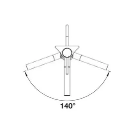 Blanco Alta-S II Einhebelmischer PVD Steel