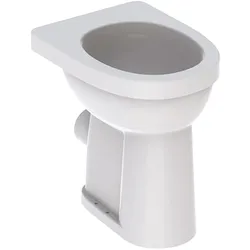Geberit Renova Comfort Flachspül-WC, Abgang horizontal