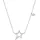 Smart Jewel Collier mit Sternen und Zirkonia Silber 925