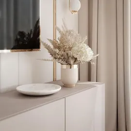 idohome TV-Lowboard 200 cm Beige Holzwerkstoff