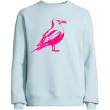 salzhaut Hoodie Breeze Blau 3XL