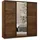 masseno Schwebetürenschrank TARI 180 x 205 x 58 cm Eiche